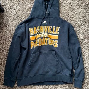 Mens adidas Nashville predators hoodie